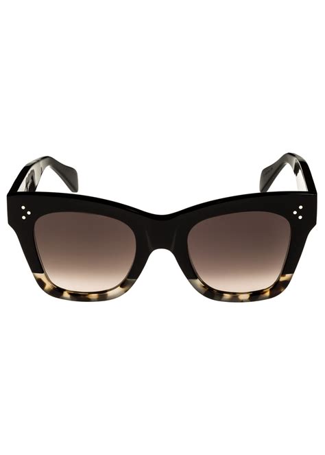 celine two tone gradient cat eye sunglasses